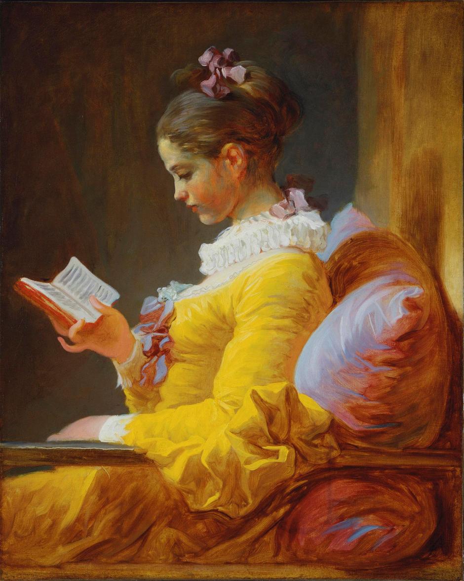 Jean-Honore Fragonard the reader